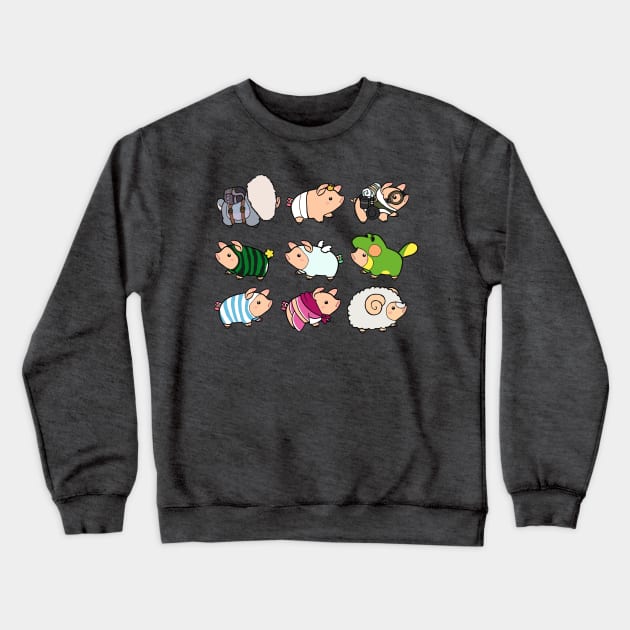 Poogie party Crewneck Sweatshirt by mdaviesart